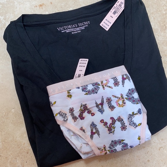 - VS Black Tee M & Panty M - Picture 3 of 5